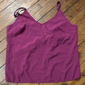 Women's Burgundy Camisole Top
